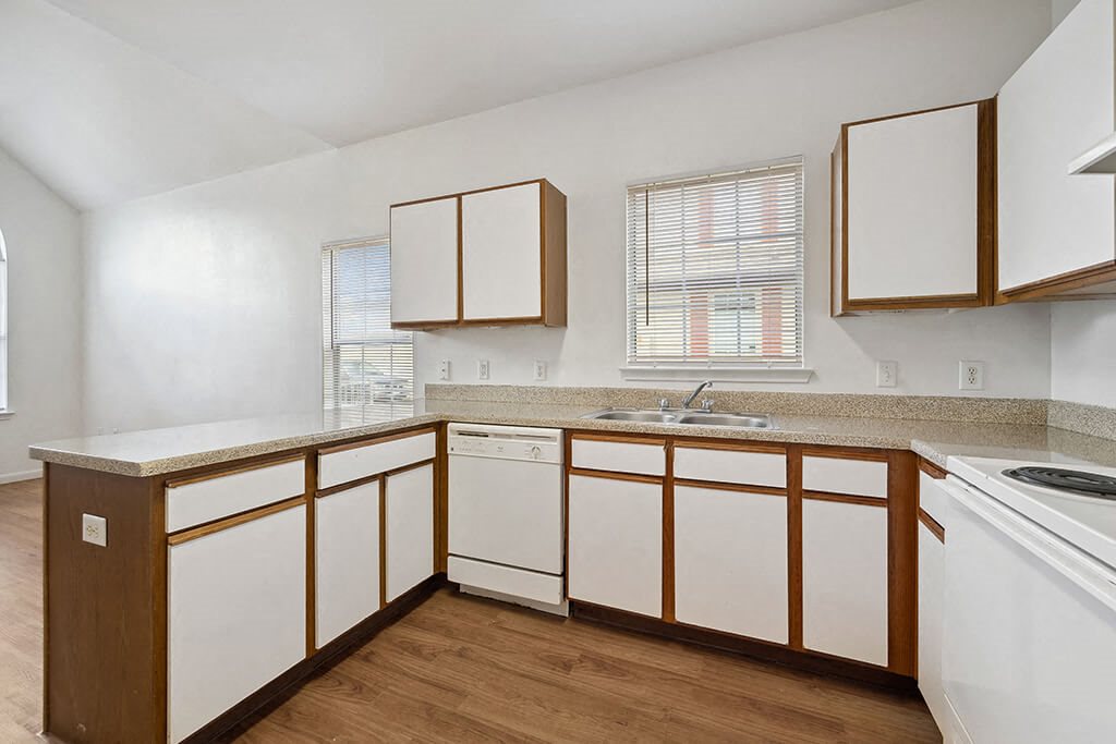 Kitchen counters at Fountains at Tidwell and The Enclave in Houston TX